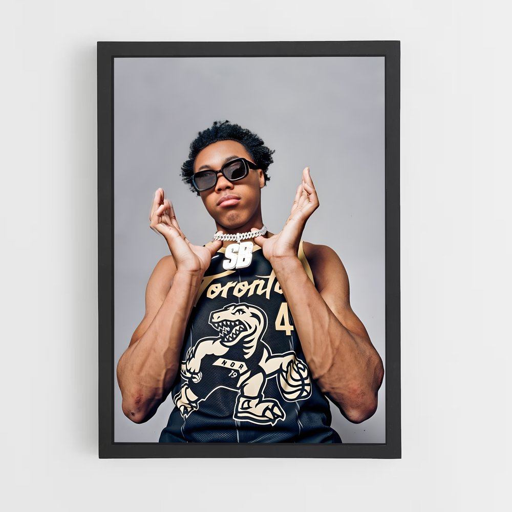 Poster Scottie en Détente – affiche Basketball (vue 2)